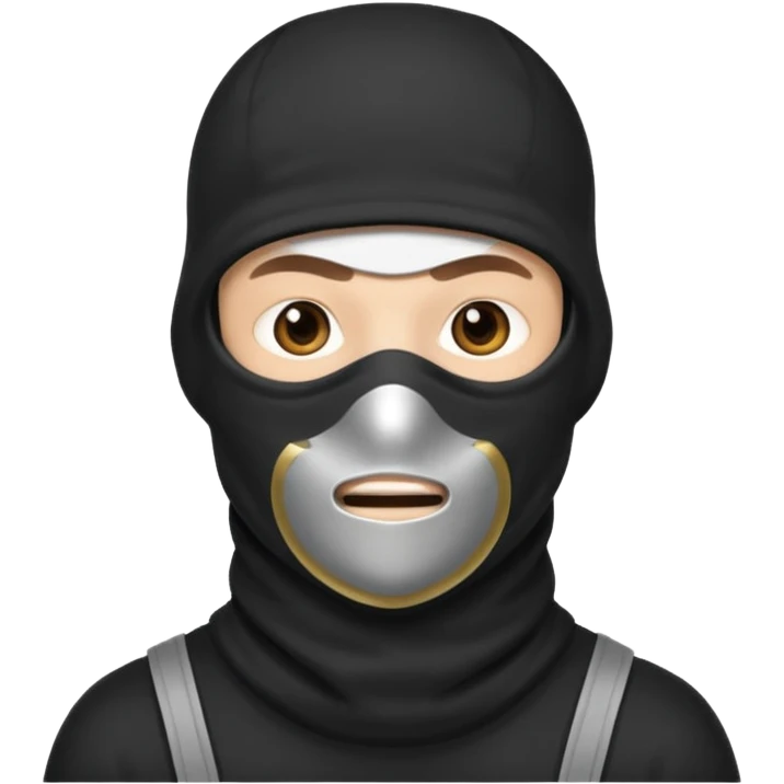 balaclava man emoji