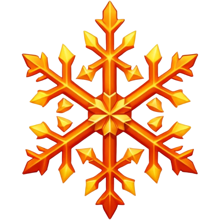 fiery snowflake emoji