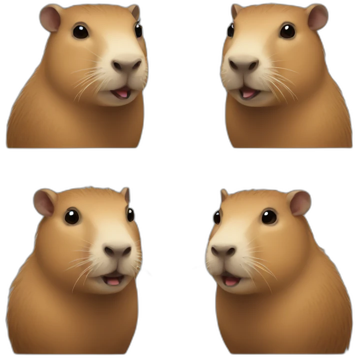 Capybara emoji