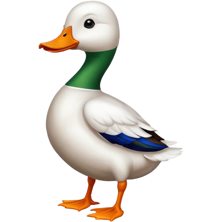 Saluting duck emoji