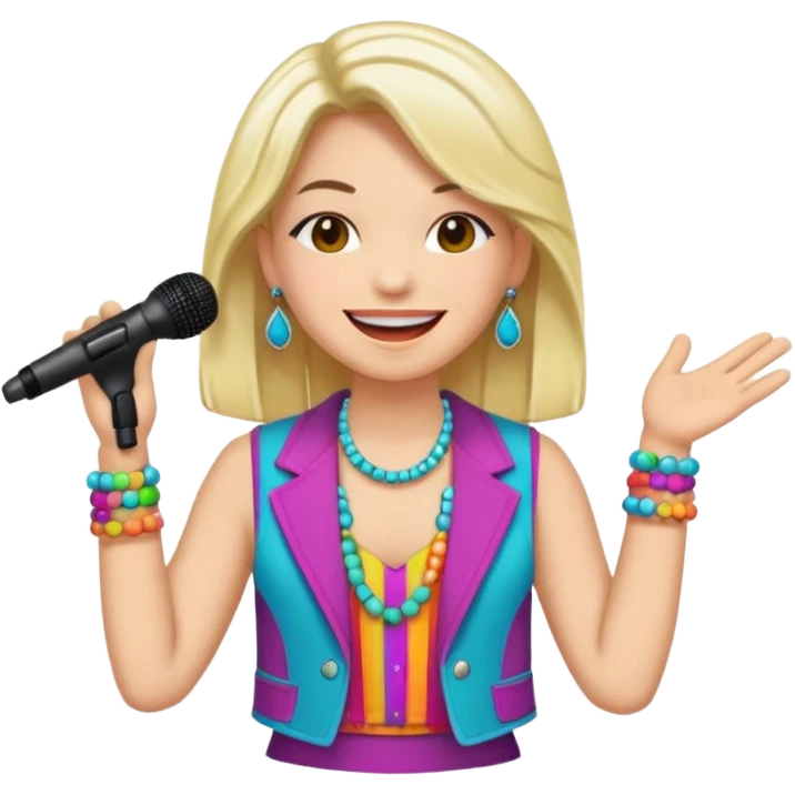 singer sticker emoji
 emoji