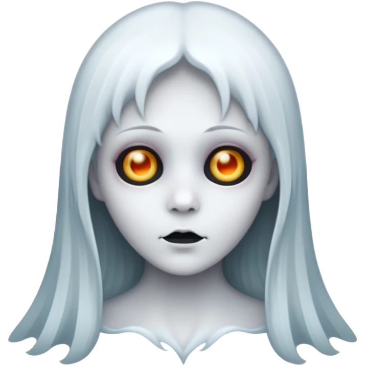 Gothic style ghost emoji