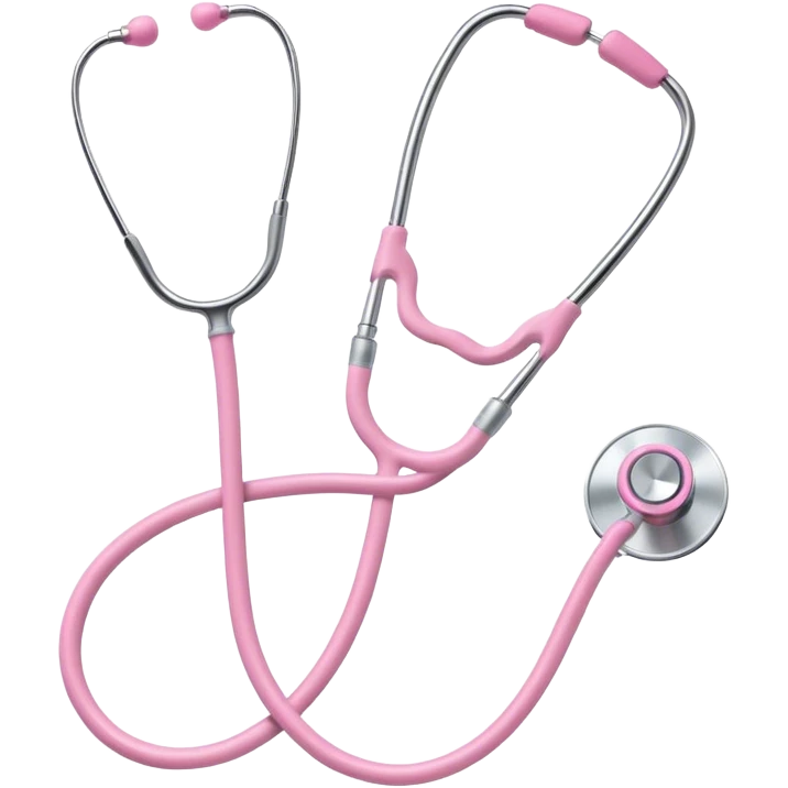 baby pink stethoscope emoji