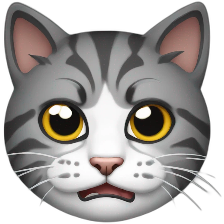 angry cat emoji