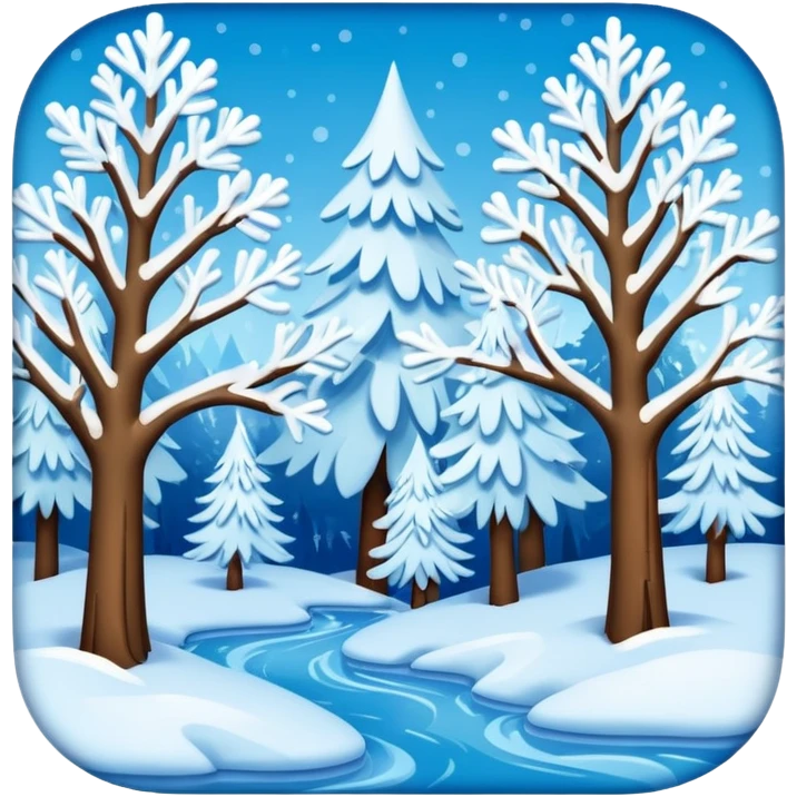 Frozen winter  emoji