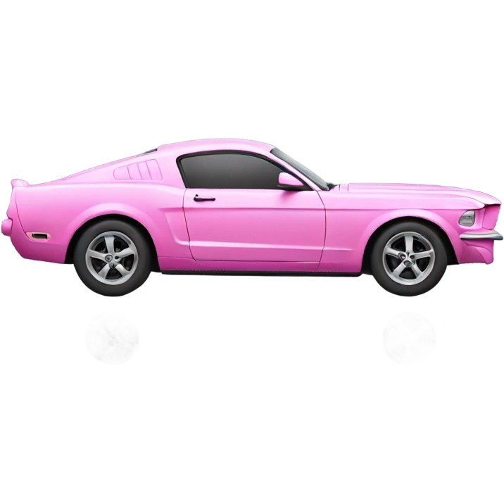 pink mustang  emoji