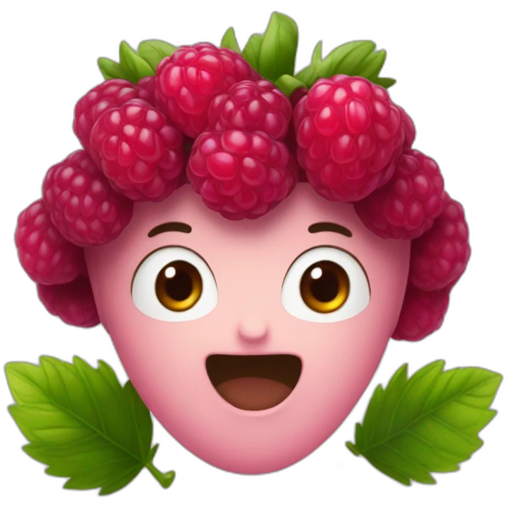 Une framboise emoji