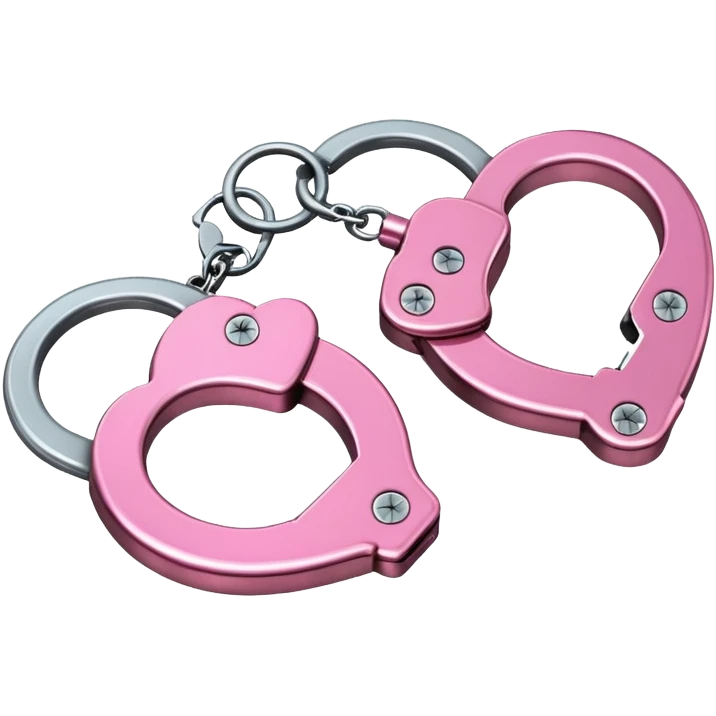 pink handcuffs  emoji