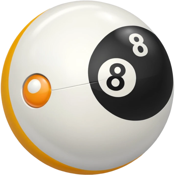 اريد كرة البيلياردو رقم 2 و رقم 8 emoji