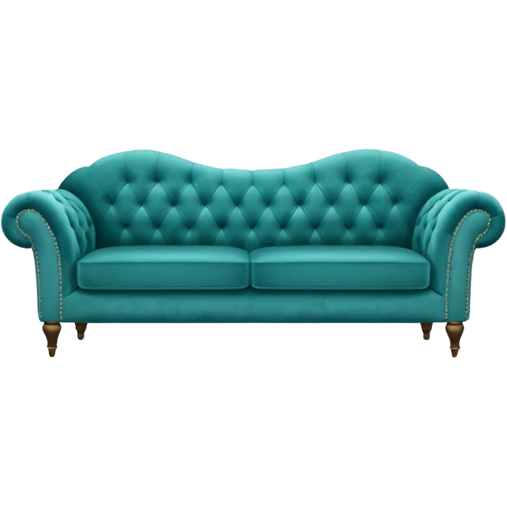 teal couch long emoji