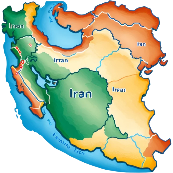 map iran emoji
