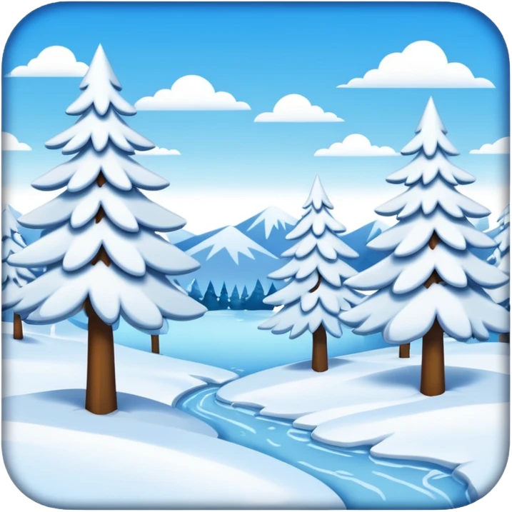 snow weather emoji