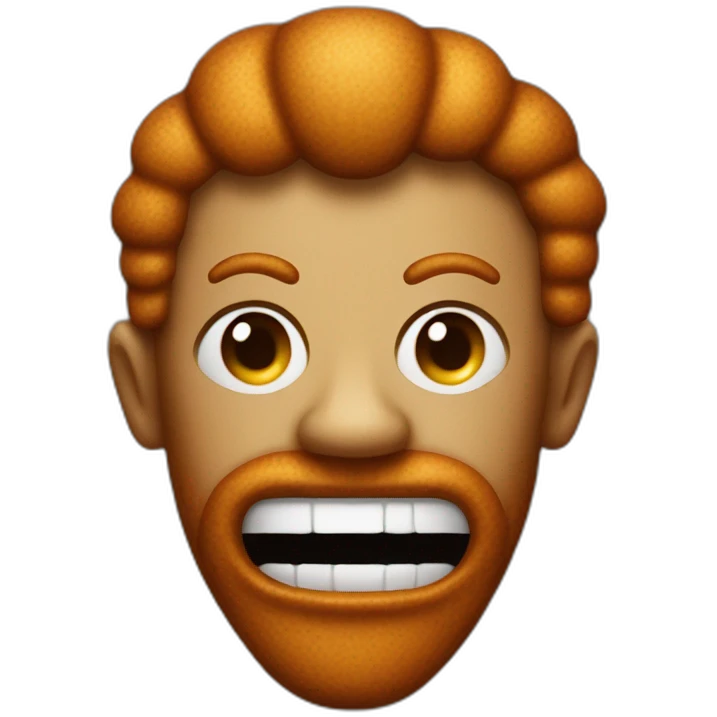 Evil Ginger bread man emoji
