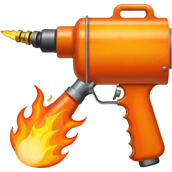 big flame thrower emoji