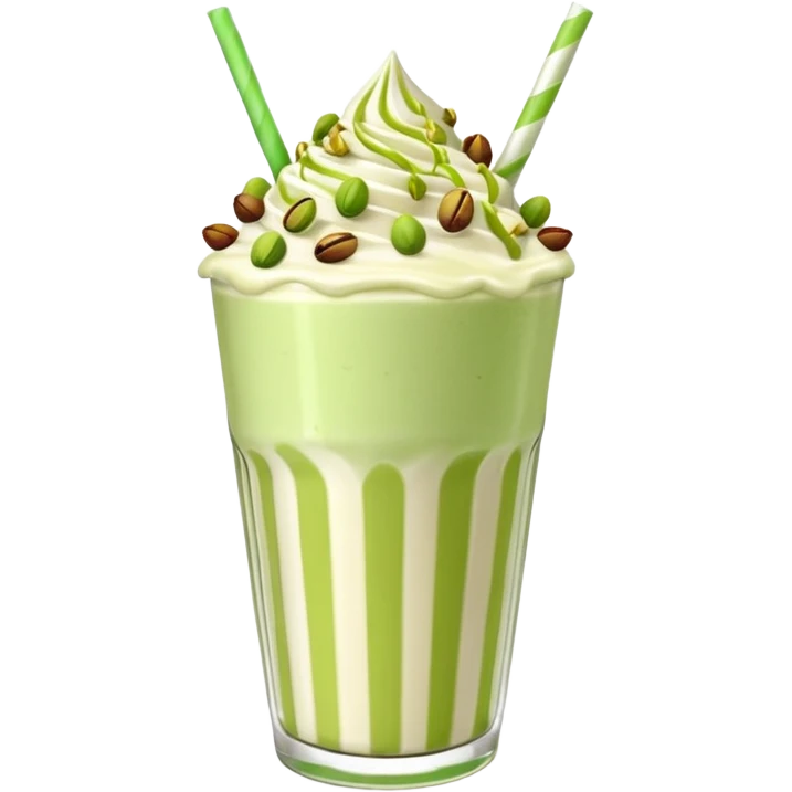 milkshake pistachios emoji