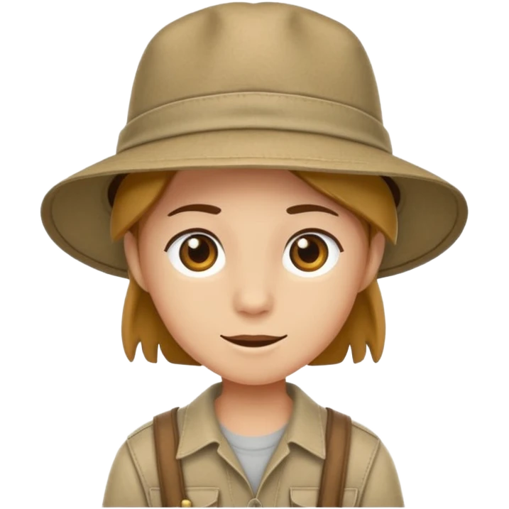 safari hat emoji