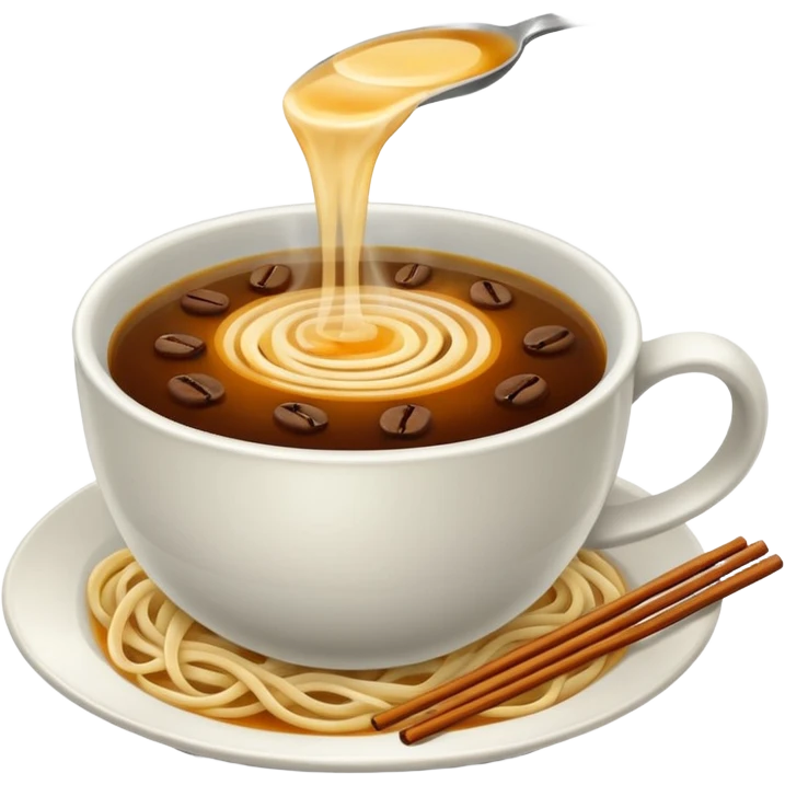 Broth, coffee. emoji