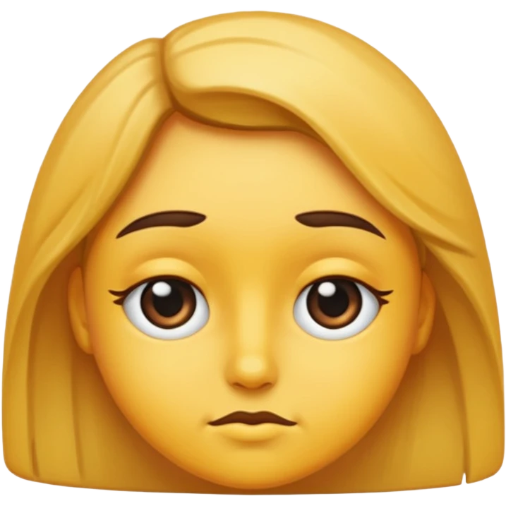 A side eye emoji
