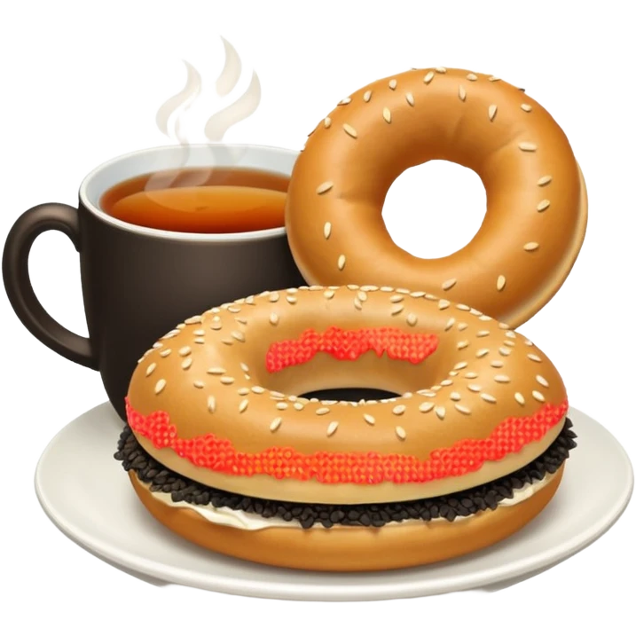 çay ve simit emoji