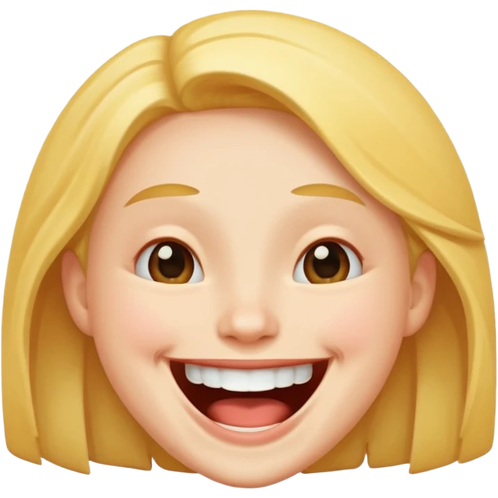 A face laughing emoji