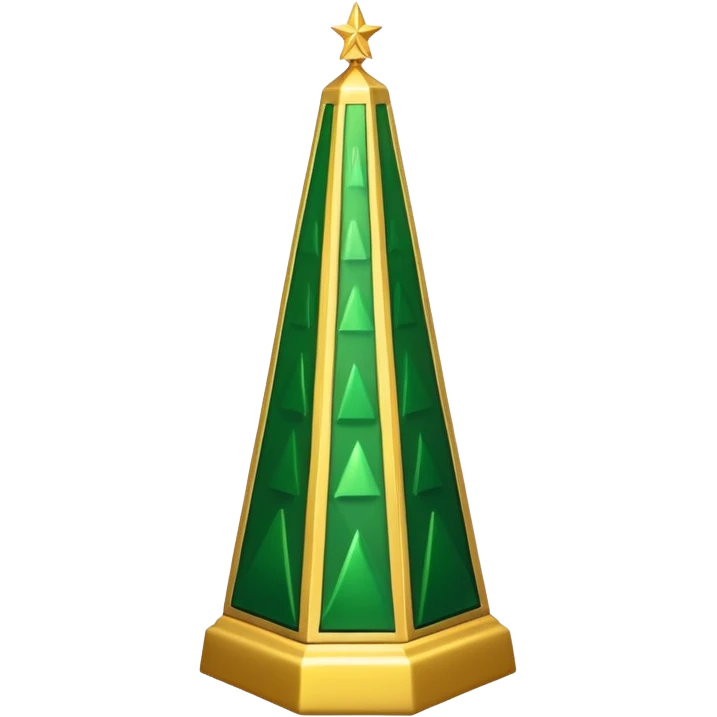 Christmas obelisk emoji