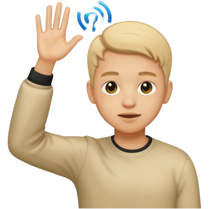 some doing a dab  emoji