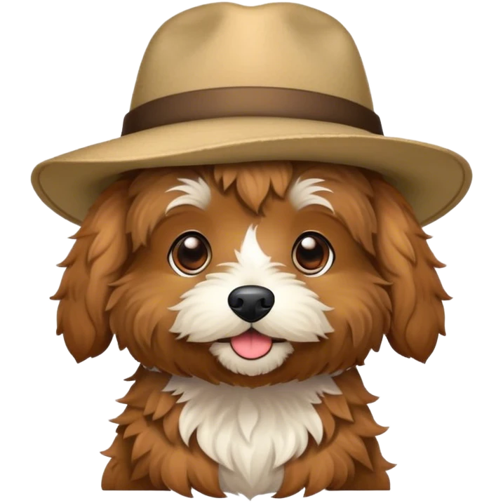 havapoo with hat emoji