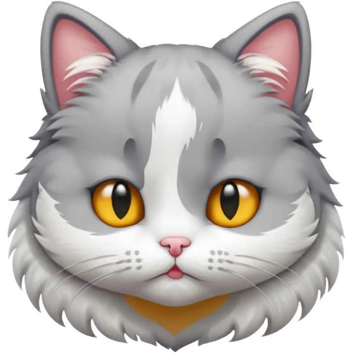 Kitty waiting sad face emoji