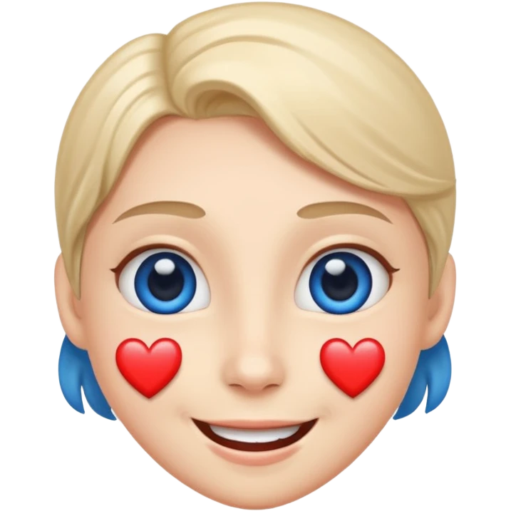 🥰 + 💙 emoji