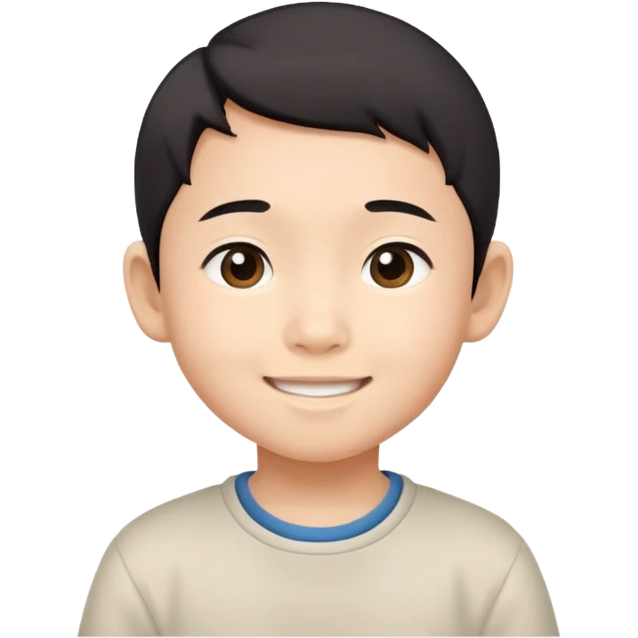 Tiny Asian boy emoji
