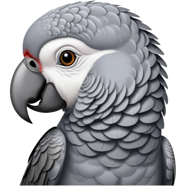 African grey emoji