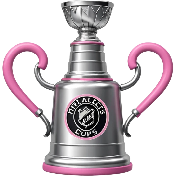 Hellrosa Stanley Cup mit pinkem Anhänger emoji