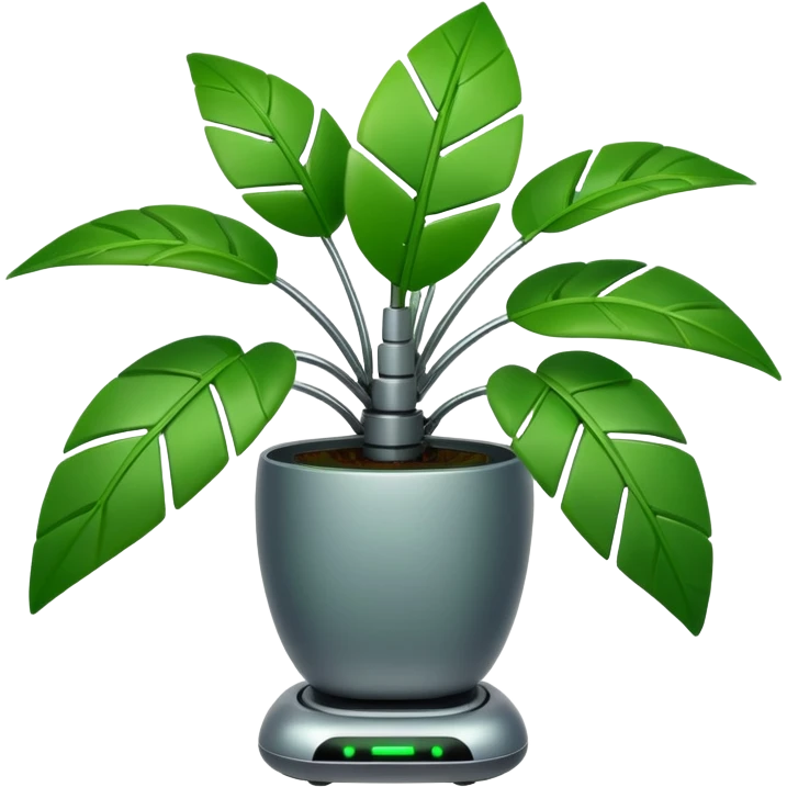 robotic house plant emoji