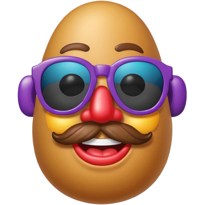 potato head with sunglasses emoji