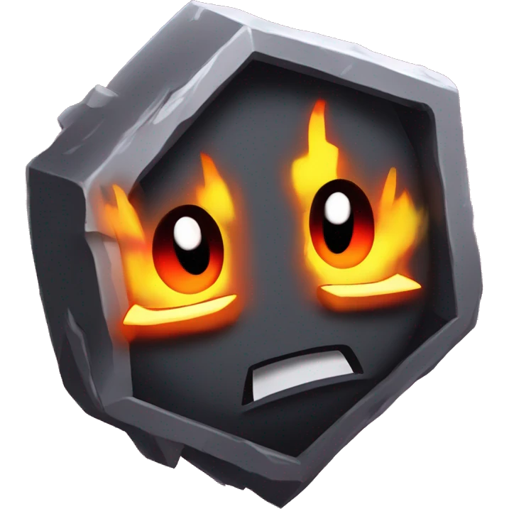 Fire in the  hole Geometry Dash ￼ emoji