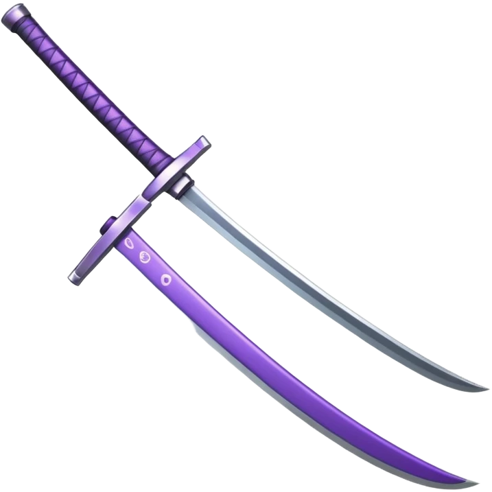 purple katana emoji
