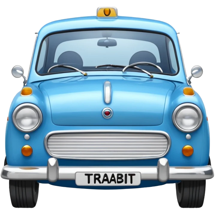 Trabant 601 blau emoji