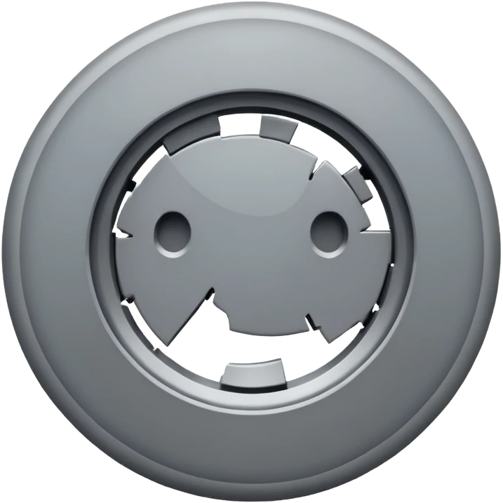 Broken circle emoji