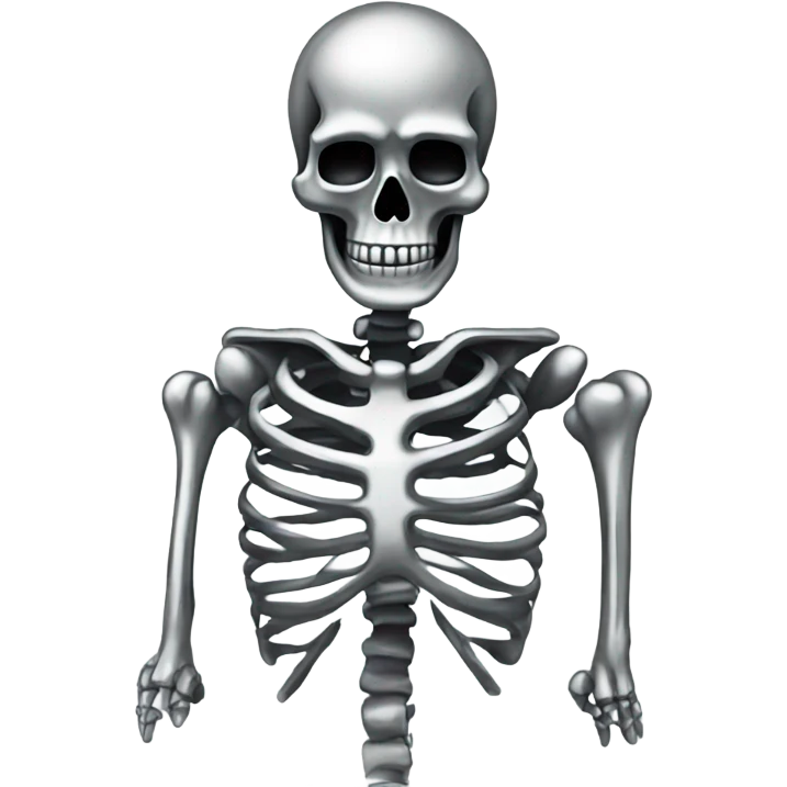 chrome skeleton  emoji
