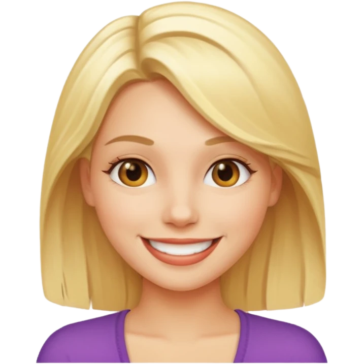 hot blondie  emoji