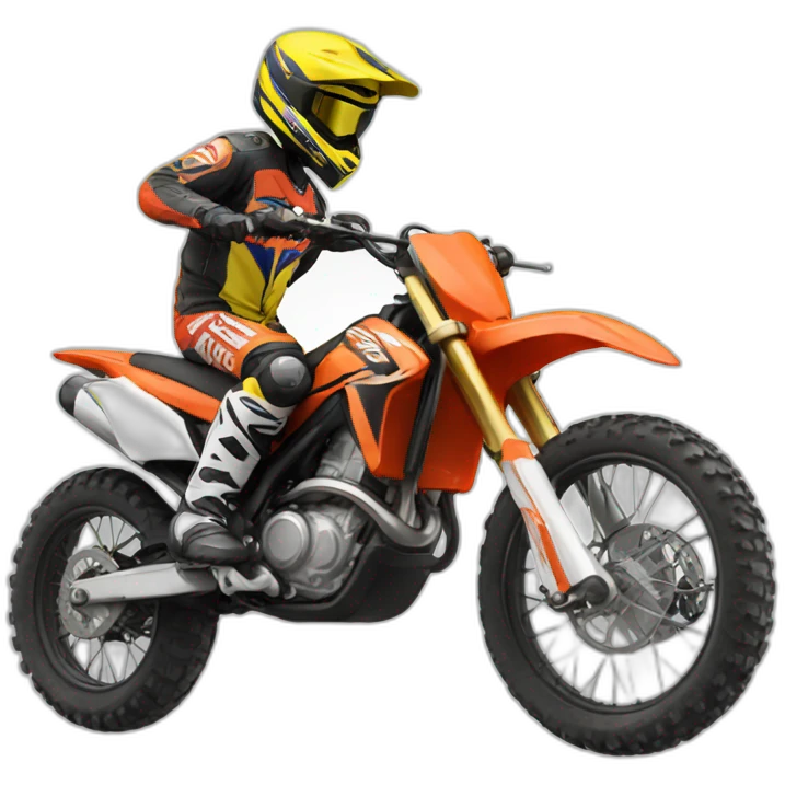 Moto cross emoji