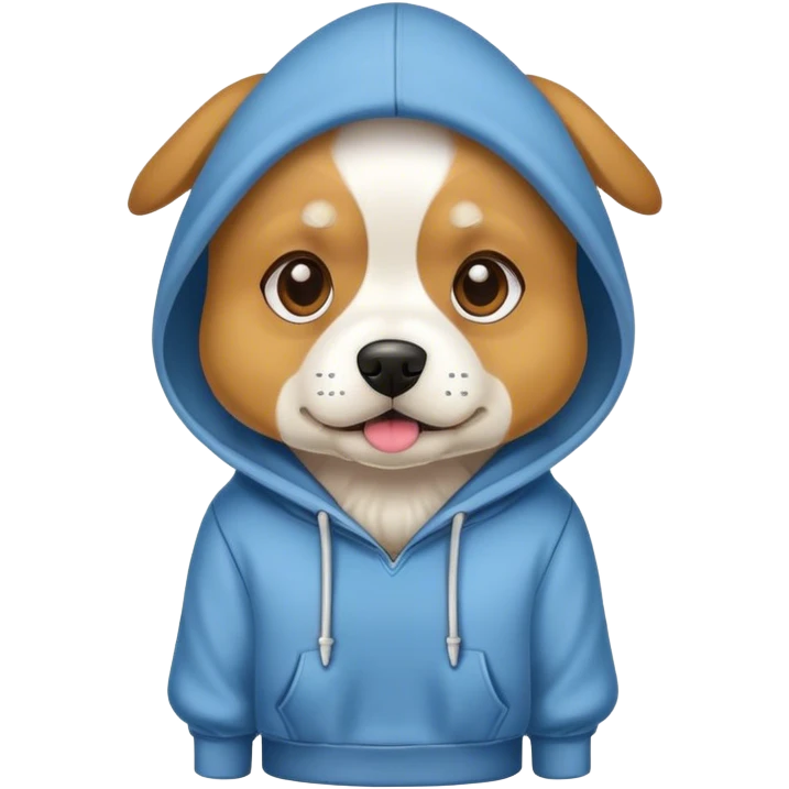 Dog hoodie emoji