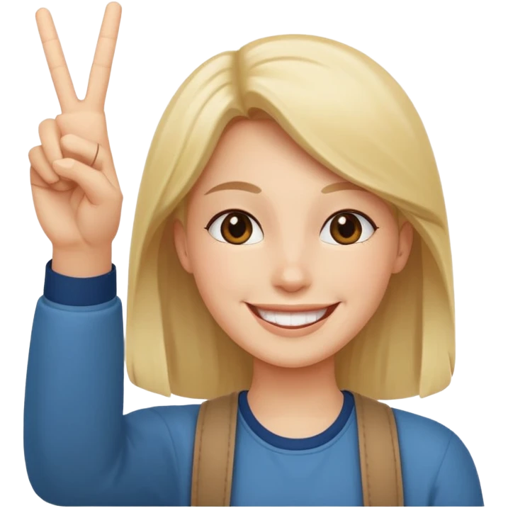 😚✌🏻 emoji