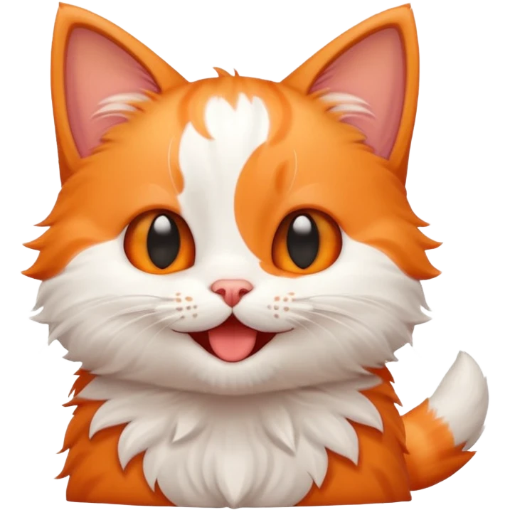 Kitten giggle emoji
