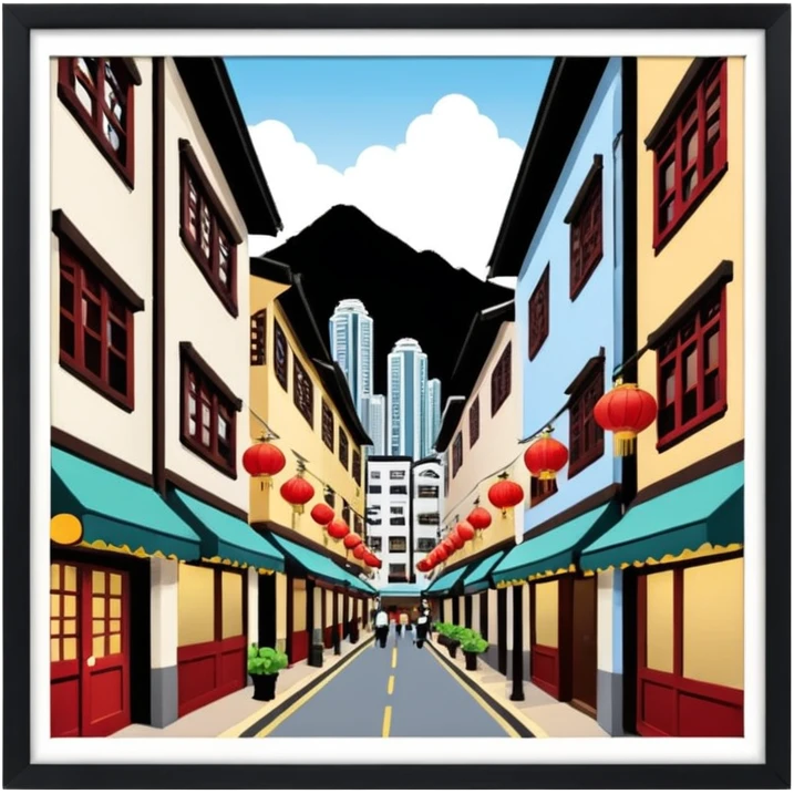 香港老街 emoji