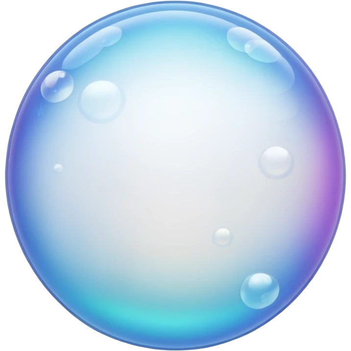 white bubbles emoji