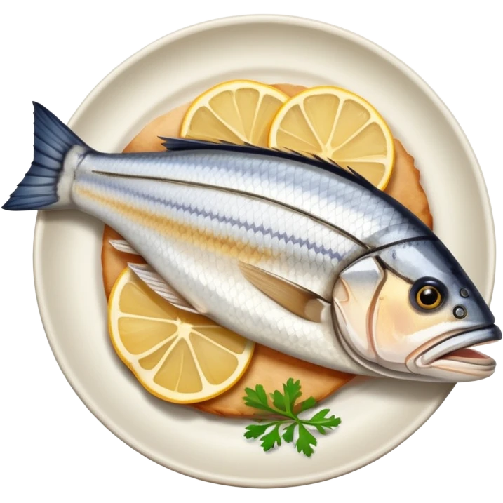 Grilled branzino  emoji