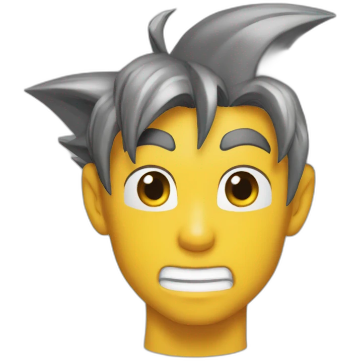 does goku clean nuts? emoji