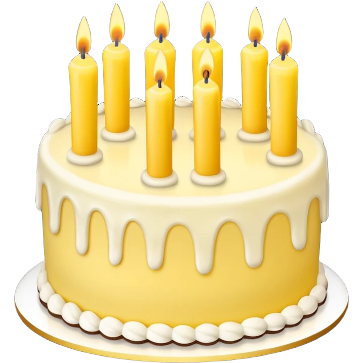 Birthday cake emoji