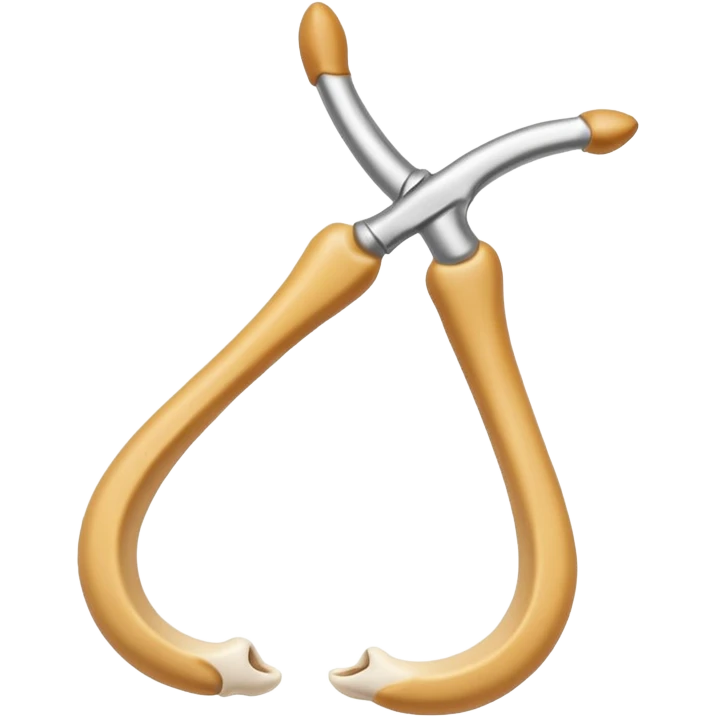 chicken wishbone simple outline emoji